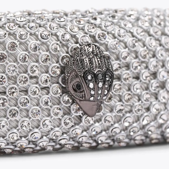 KURT GEIGER VERY SPARKLY CRYSTAL HEADBAND Silver - Picture 11 of 17